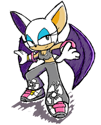 Size: 587x724 | Tagged: safe, artist:8horns, rouge the bat