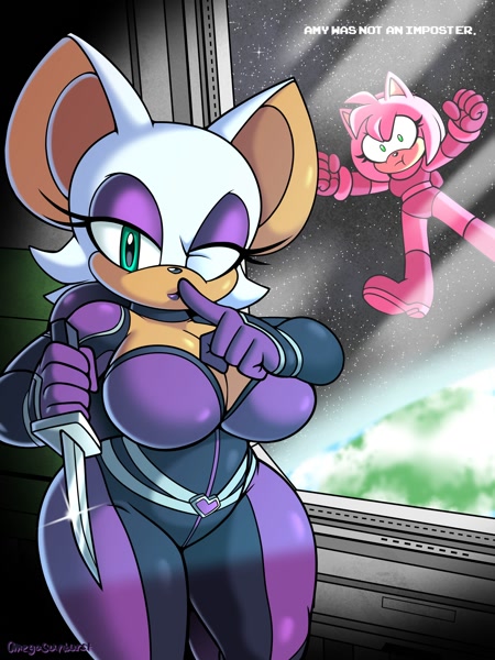 Rouge The Bat png download - 811*1081 - Free Transparent Amy Rose