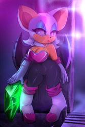 Size: 850x1275 | Tagged: safe, artist:mystical, rouge the bat, rouge's heart top