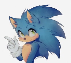 Size: 800x709 | Tagged: safe, artist:spacecolonie, sonic the hedgehog, sonic the hedgehog (2020)