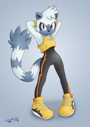 Size: 905x1280 | Tagged: safe, artist:esonic64, tangle the lemur