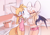 Size: 3196x2260 | Tagged: suggestive, artist:sparkydb, miles "tails" prower, rouge the bat, apron, cooking, femboy, kitchen, solo apron