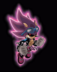 Size: 3300x4200 | Tagged: safe, artist:tracy yardley, scourge the hedgehog, super scourge, super form