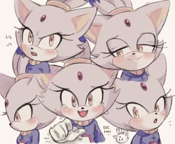 Size: 1280x1055 | Tagged: dead source, safe, artist:beadichnoa, blaze the cat, blazebetes, cute, one fang, solo