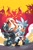 Size: 549x840 | Tagged: safe, artist:dreddstarin, silver the hedgehog, whisper the wolf, hedgehog, wolf, sonic the hedgehog 28 (idw), cover art, deadly six, duo, female, male, surrounded