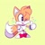 Size: 700x700 | Tagged: dead source, safe, artist:gooomys, miles "tails" prower, sparkles, tailabetes, thumbs up, wink