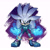 Size: 2349x2348 | Tagged: safe, artist:evan stanley, silver the hedgehog, hedgehog, clothes, fully clothed, looking at viewer, male, one eye closed, psychokinesis, shorts, solo, standing, sweater