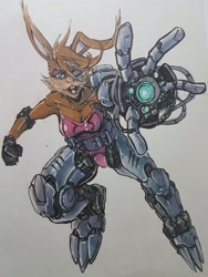 Size: 1536x2048 | Tagged: safe, artist:alex milne, bunnie rabbot, solo