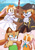 Size: 1748x2480 | Tagged: safe, artist:pycheboo, cream the rabbit, marine the raccoon, boat, daydreaming, daytime, dress, lesbian, maream, pirate outfit, question mark, shipping, sparkles