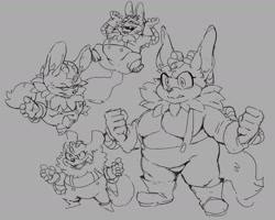 Size: 1032x824 | Tagged: safe, artist:ewmo_de, thunderbolt the chinchilla, solo