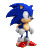 Size: 800x800 | Tagged: safe, artist:elesis-knight, sonic the hedgehog, animated, classic sonic, gif