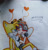Size: 1024x1067 | Tagged: safe, artist:yarat14, charmy bee, miles "tails" prower, blushing, chaails, finger on chin, gay, goggles, hearts, imminent kissing, jacket, lidded eyes, looking at each other, outline, pilot hat, shipping, signature, sitting, smile, traditional media, watermark