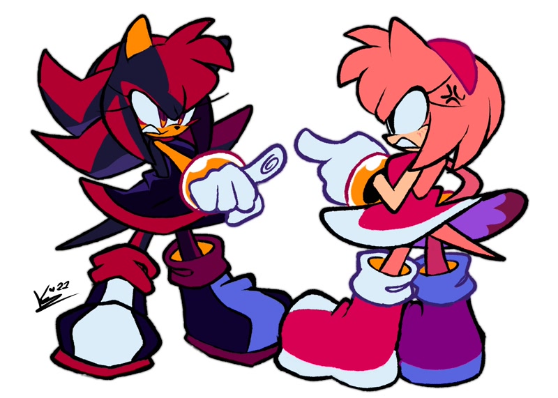 Size: 2100x1500 | Tagged: safe, artist:kirby stardream, amy rose, amy's halterneck dress, featured image, i found you faker