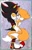 Size: 760x1171 | Tagged: safe, artist:likemaniac, miles "tails" prower, shadow the hedgehog, abstract background, bedroom eyes, blushing, fluffy, gay, holding each other, shadails, shipping