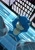 Size: 1431x2048 | Tagged: safe, artist:chinchila010, sonic the hedgehog, sonic the hedgehog 2 (2022), arms behind head, city, falling, from above, looking at viewer, looking up, looking up at viewer, road, smile, smiling at viewer, solo, treads, wink, winking at viewer