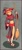 Size: 587x1361 | Tagged: safe, artist:cylent-nite, wendy naugus, au:sonic expanse, aged down, broom, evil, tails skypatrol, witch outfit