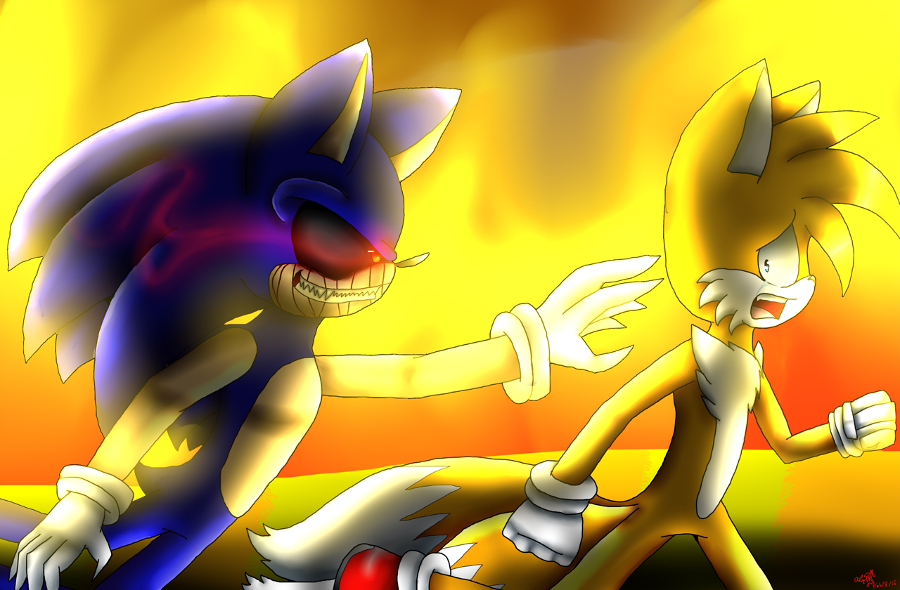 Tails.EXE and Sonic.EXE By Ultimatemaverickx : r/SonicTheHedgehog