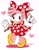 Size: 1583x2048 | Tagged: safe, artist:domestic maid, amy rose, hedgehog, cosplay, disney, dress, lolita, minnie mouse, sweet lolita