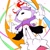 Size: 1500x1500 | Tagged: safe, artist:yotte_gg, blaze the cat, abstract background, blaze's tailcoat, female, from below, mouth open, solo, sparkles, t-pose