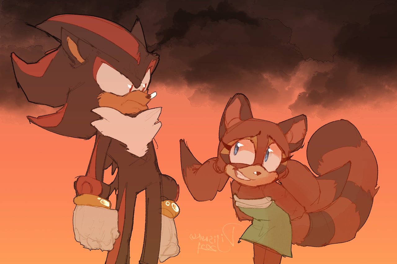 Sea口モ on X: the idol! Sonic x bodyguard! Shadow au's of