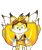 Size: 822x971 | Tagged: safe, artist:spjartredesign, miles "tails" prower, ancient transformation, brown tipped ears, four tails, goggles, kitsune, looking at viewer, simple background, smile, sonic boom (tv), transparent background