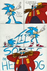 Size: 1660x2521 | Tagged: safe, artist:captainmolasses, robotnik, sonic the hedgehog, comic, dialogue, phineas and ferb