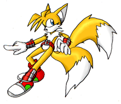 Size: 363x312 | Tagged: safe, artist:terrichance, miles "tails" prower, aged up, redesign