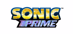 Size: 3617x1821 | Tagged: safe, sonic prime, logo, no characters, simple background, white background