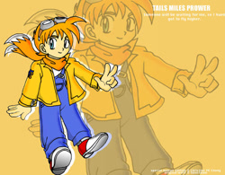 Size: 600x469 | Tagged: safe, artist:may shing, miles "tails" prower, human, echo background, humanized