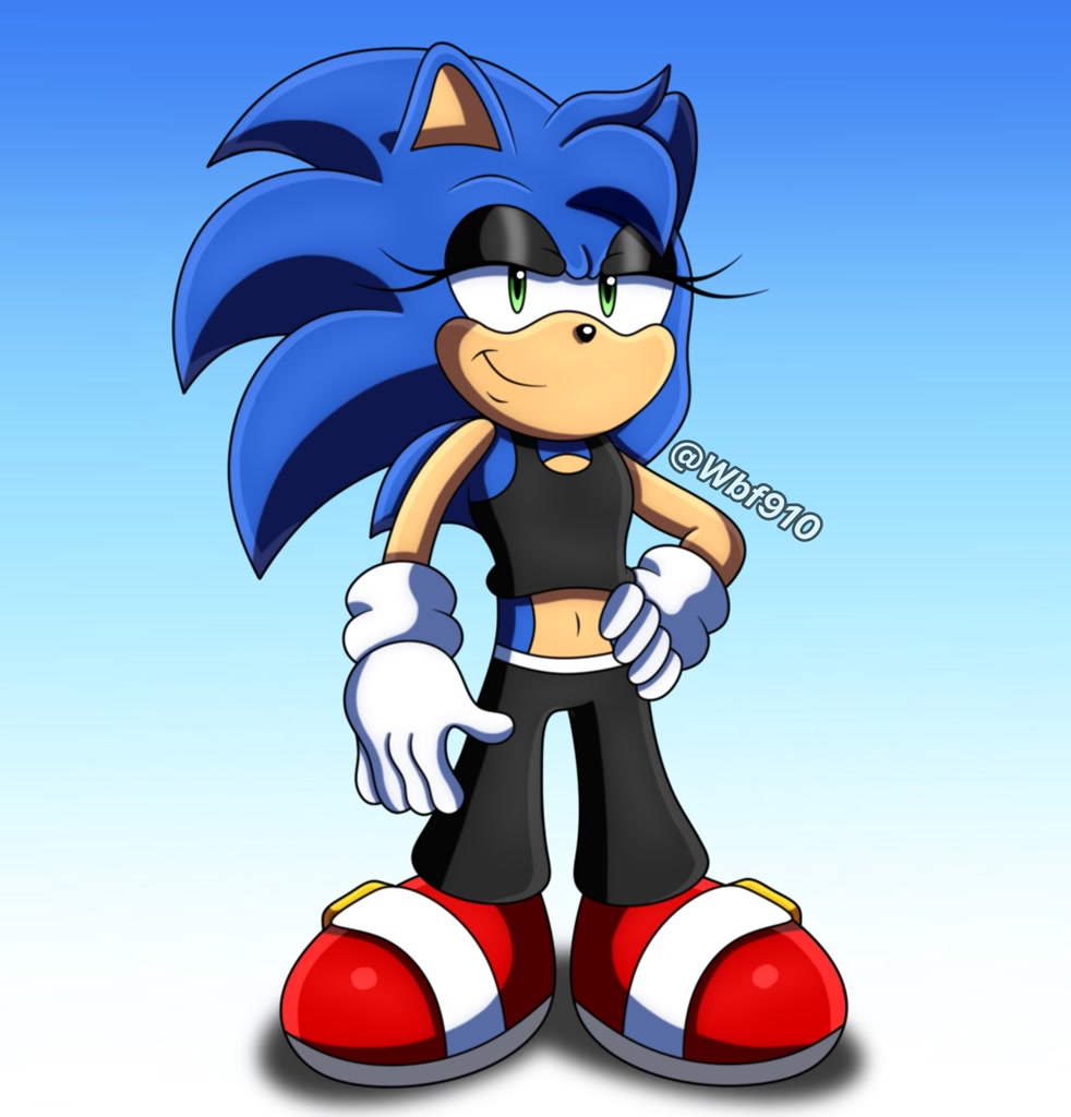 5632 - safe, artist:k3llywolfarts, princess elise, sonic the hedgehog,  hedgehog, human, sonic the hedgehog (2006), abstract background, carrying  them, duo, eyes closed, feather, female, frown, gender swap, gloves,  laughing, looking ahead, male