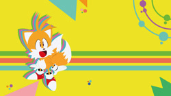 Size: 1280x719 | Tagged: safe, artist:eggman3064, miles "tails" prower, sonic mania, solo, wallpaper