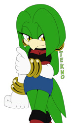 Size: 739x1280 | Tagged: safe, artist:runhurd, tekno the canary, redesign