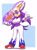 Size: 884x1200 | Tagged: safe, artist:kojiro-brushard, wave the swallow, 2019, busty wave, extreme gear, featured image, v sign