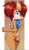 Size: 572x1000 | Tagged: safe, artist:kojiro-brushard, nicole the handheld, nicole the hololynx, sally acorn, animated, from behind, gif, live2d, wiggling