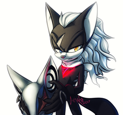 Size: 1160x1080 | Tagged: safe, artist:deroko, infinite the jackal, looking at viewer, phantom ruby