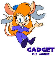 Size: 1152x1221 | Tagged: safe, artist:shadowwalk, mouse, gadget hackwrench, mobianified, wrench