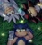 Size: 1340x1430 | Tagged: safe, artist:gamergirl10272, shadow the hedgehog, silver the hedgehog, sonic the hedgehog, hedgehog, lying down, male, nighttime, redraw, trio