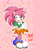 Size: 1280x1858 | Tagged: safe, artist:maritries, amy rose, amy's schoolgirl outfit, looking offscreen