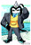 Size: 829x1200 | Tagged: safe, artist:escopeto, akhlut the orca, daytime, male, ocean, orca, solo, suit