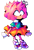 Size: 943x1381 | Tagged: safe, artist:dirtyhandslolo, amy rose, redesign, solo
