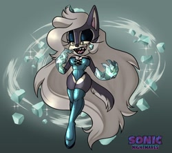 Size: 2048x1816 | Tagged: safe, artist:puppiebits, oc, au:sonic nightmares, looking down