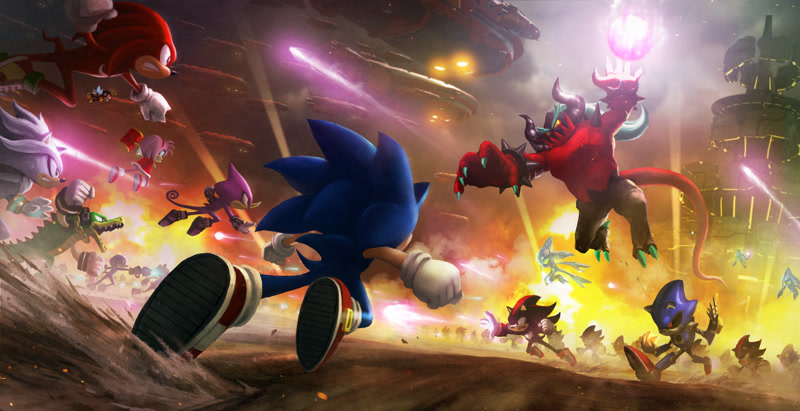 Shadow The Hedgehog Metal Sonic Espio The Chameleon Super Shadow