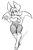 Size: 641x984 | Tagged: safe, artist:andrew dickman, rouge the bat, bat, chaos emerald, female, hand on hip, holding something, looking at viewer, rouge's heart top, simple background, smile, smiling at viewer, solo