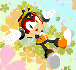 Size: 1280x1181 | Tagged: safe, artist:sfan12, charmy bee, looking at viewer