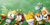 Size: 1124x553 | Tagged: safe, artist:biko97, bean the dynamite, charmy bee, cheese (chao), cream the rabbit, marine the raccoon, miles "tails" prower, ray the flying squirrel, chao, child, grass, group, lying down, sleeping, tongue out, zzz