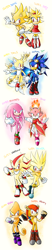 Size: 620x2972 | Tagged: safe, artist:biko97, amy rose, blaze the cat, burning blaze, espio the chameleon, flicky, jet the hawk, knuckles the echidna, mighty the armadillo, miles "tails" prower, shadow the hedgehog, silver the hedgehog, sonic the hedgehog, super shadow, super sonic, super tails, abstract background, astral jet, everyone is here, group, hyper form, hyper knuckles, super amy, super espio, super form, super mighty, super silver