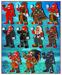 Size: 3336x4000 | Tagged: safe, artist:orionthehedgehog, knuckles the echidna, armor