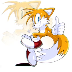 Size: 768x768 | Tagged: safe, artist:notnicknot, miles "tails" prower, solo