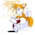Size: 768x768 | Tagged: safe, artist:notnicknot, miles "tails" prower, solo