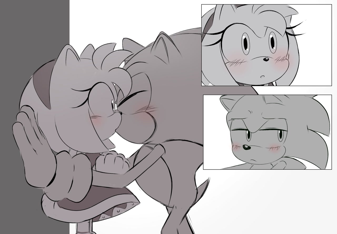 Kiss? [By Steffybs] : r/SonAmy